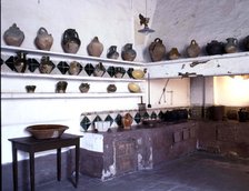 Monastery of Santa María of Pedralbes. Kitchen of the infirmary.
