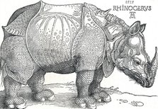 'A Rhinoceros', 1515, (1906). Artist: Albrecht Durer.