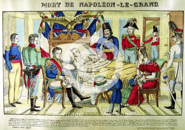 'The Death of Napoleon the Great',  5 May 1821, 1825. Artist: Unknown