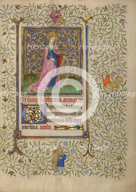 Saint Catherine; Book of Hours, about 1410. Creator: Unknown.
