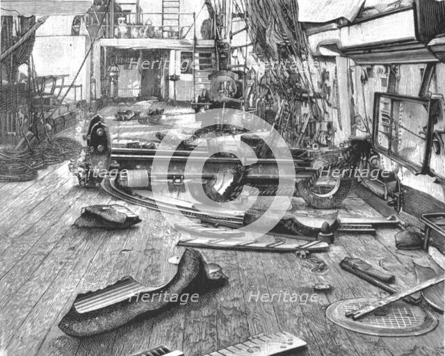 'Explosion on Board HMS "Cordelia", 1891. Creator: Unknown.