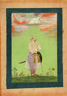 Mughal officer, c. 1650. Artist: Indian Art  