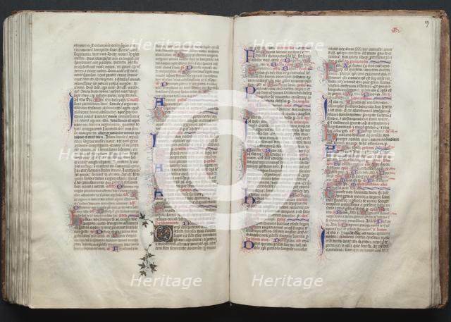 The Gotha Missal: Fol. 137r, Text, c. 1375. Creator: Master of the Boqueteaux (French); Workshop, and.