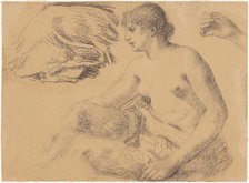 Nude Study, 1860s-1870s. Creator: William P. Babcock.