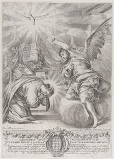The Annunciation, 1652. Creator: Johann Jakob Thurneysen the Elder.
