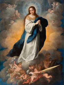 The Immaculate Conception of the Virgin, c1675-1680. Creator: Murillo, Bartolomé Estebàn (1617-1682).