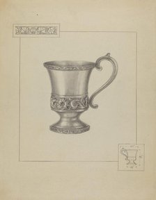 Silver Cup, c. 1936. Creator: Herman Bader.