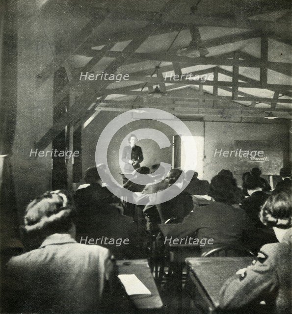 'W.A.A.F. Officer Lectures', c1943. Creator: Cecil Beaton.