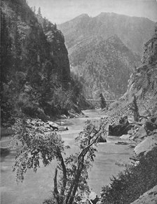 'Black Canyon of the Gunnison, Col.', c1897. Creator: Unknown.