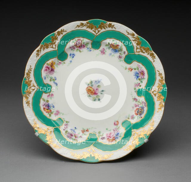 Plate, Sèvres, 1758/59. Creator: Sèvres Porcelain Manufactory.