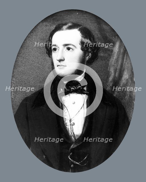 Portrait of a Gentleman, ca. 1845-1850. Creator: George Lethbridge Saunders.
