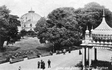 Dome and Pavilion Gardens, Brighton, early 20th century. Artist: Unknown