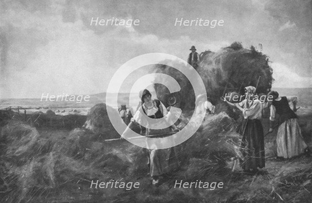 'The Harvesters', c1885, (1912). Artist: Julien Dupre.