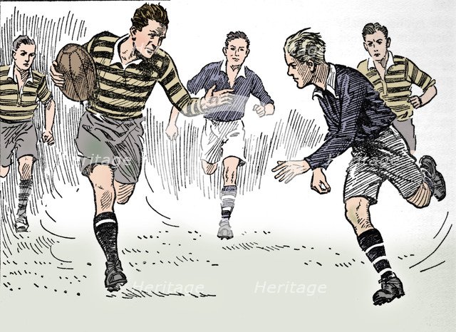 'Rugby Football', 1937. Artist: Unknown.