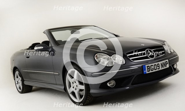 2009 Mercedes Benz CLK Cabriolet  Artist: Unknown.