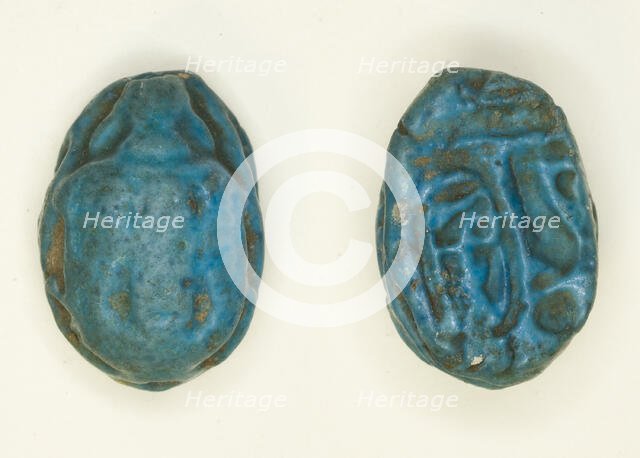 Scarab: Usermaatra Setepenra (Ramesses II), Egypt, New Kingdom, Dynasty 19, Reign of Ramesses II... Creator: Unknown.