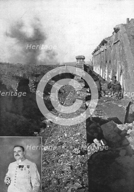 ''La perte du fort de Vaux; Les fosses tragiques du glorieux ouvrage', 1916 (1924) Creator: Guisan de l'Essert.