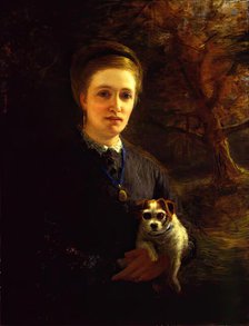 Mrs Farquharson of Finzean, The Artist's Stepmother, 1871. Creator: Joseph Farquharson.