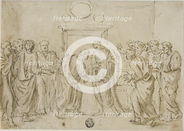 The Incredulity of Saint Thomas (recto), n.d. Creator: Unknown.