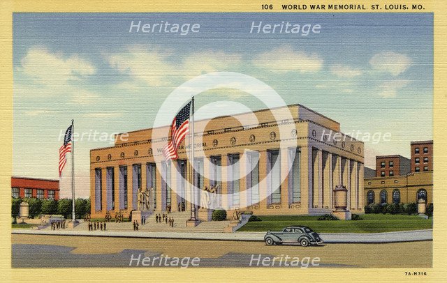 Soldiers' Memorial, St Louis, Missouri, USA, 1937. Artist: Unknown