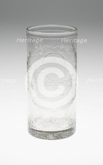 Beaker, Bohemia, 1800/25. Creator: Bohemia Glass.