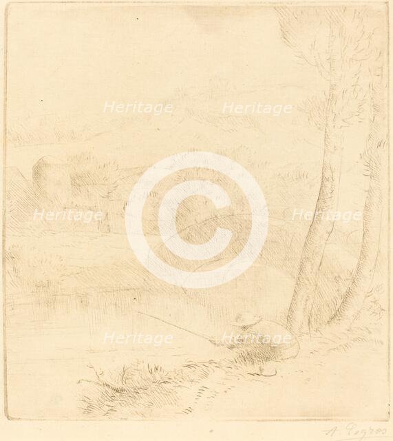 Little Angler (Le petit pecheur a la ligne). Creator: Alphonse Legros.