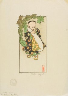 The Daikon and the Baby, 1903. Creator: Helen Hyde.