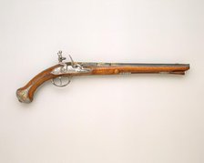 Flintlock Pistol Made for Charles XI of Sweden (1655-1697), French, Paris, dated 1676. Creator: Bertrand Piraube.