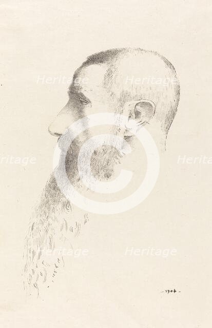 Roger Marx, 1904. Creator: Odilon Redon.