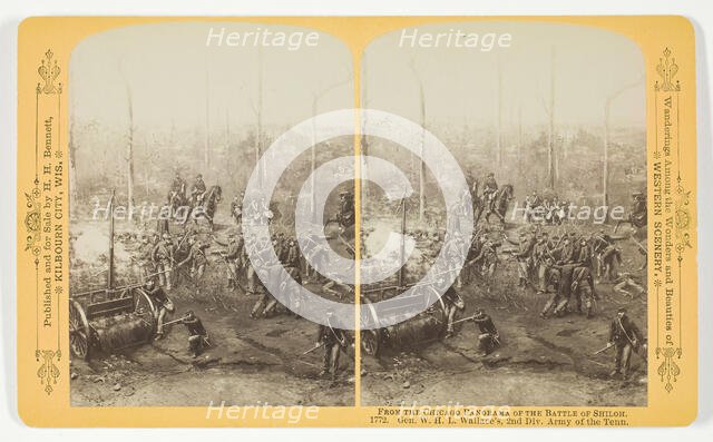 Gen. W.H.L. Wallace's, 2nd Div. Army of the Tenn., 1887. Creator: Henry Hamilton Bennett.