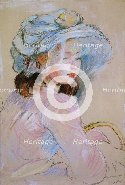 Fillette au panier, 1891. Creator: Morisot, Berthe (1841-1895).