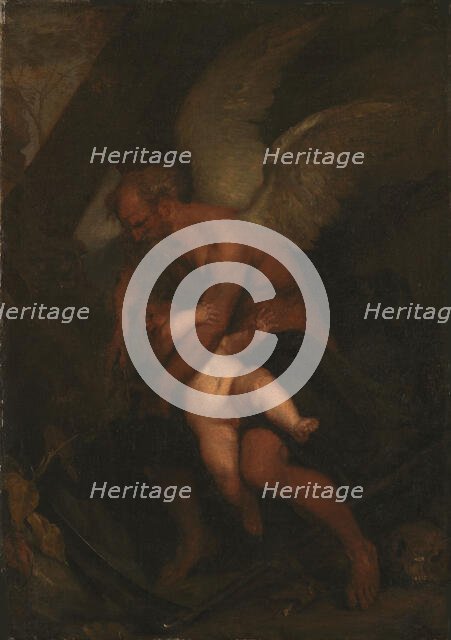 Time Clipping Cupid's Wings. Creator: Dyck, Sir Anthonis van, (after)  .