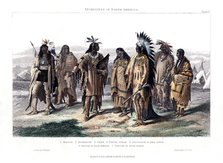 'Aborigines of North America', 1873. Artist: JJ Crew