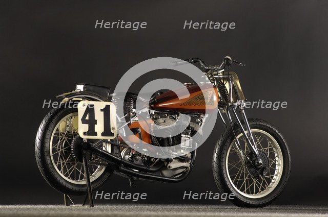 Indian Model 648  Big Base 1948. Artist: Simon Clay.