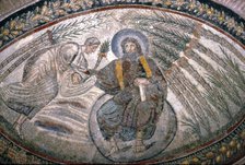 Christ seated on Globe surrounded by Palms, Church of Santa Costanza, Rome, c 4th century Artist: Unknown.