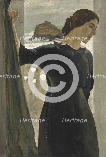 Portrait of Maria Samoylovna Zetlin (1882-1976), née Tumarkina, 1910.