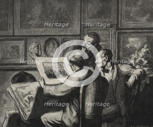 Print Enthusiasts. Creator: Honoré Daumier (French, 1808-1879).