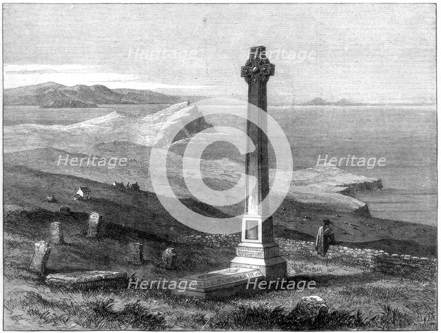 Flora Macdonald's monument, Kilmuir, Isle of Skye, Scotland, 1872. Artist: Unknown