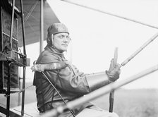 Army Aviation, College Park Aviation Field, 2nd Season - Capt. F.B. Hennessy, Curtiss Plane, 1912. Creator: Harris & Ewing.