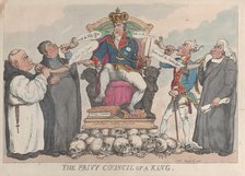 The Privy Council of a King, March 28, 1815., March 28, 1815. Creator: Thomas Rowlandson.