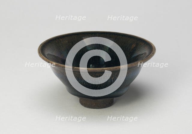 Teabowl with Everted Mouth Rim, Song dynasty (960-1279), 12th century. Creator: Unknown.