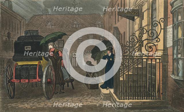 'The Departure', 1813. Creators: Joseph Constantine Stadler, Thomas Rowlandson.