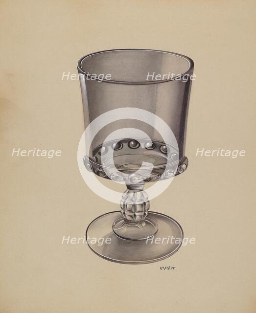 Spoon Holder, c. 1937. Creator: Edward White.