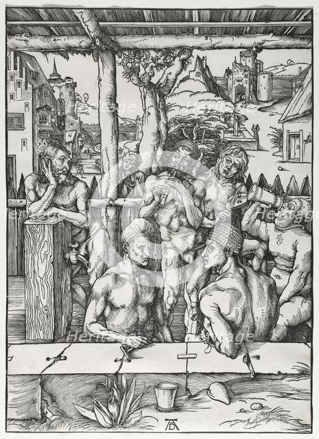 The Men's Bath House, c. 1496-1497. Creator: Albrecht Dürer (German, 1471-1528).