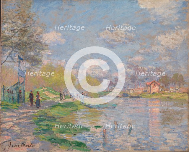 Spring on the Seine. Artist: Monet, Claude (1840-1926)