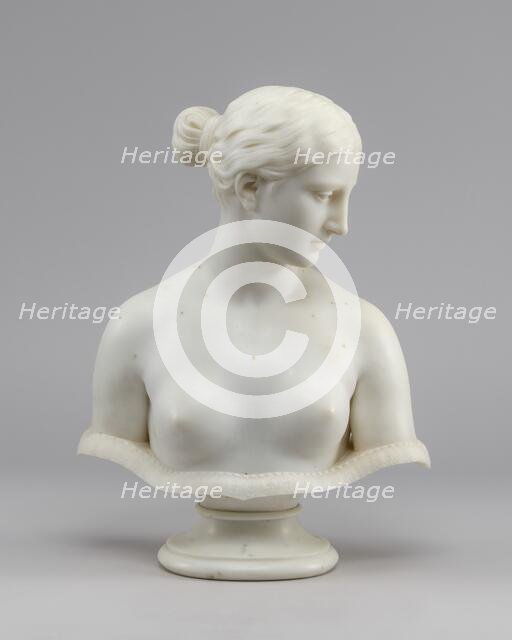 Bust of "The Greek Slave", 1848. Creator: Hiram Powers.