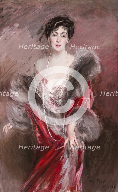 Señora Matías de Errázuriz Ortúzar, née Josefina Virginia de Alvear Fernández Coronel, 1912.