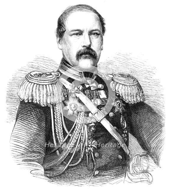 General Todleben, the Russian military engineer, 1864. Creator: Unknown.