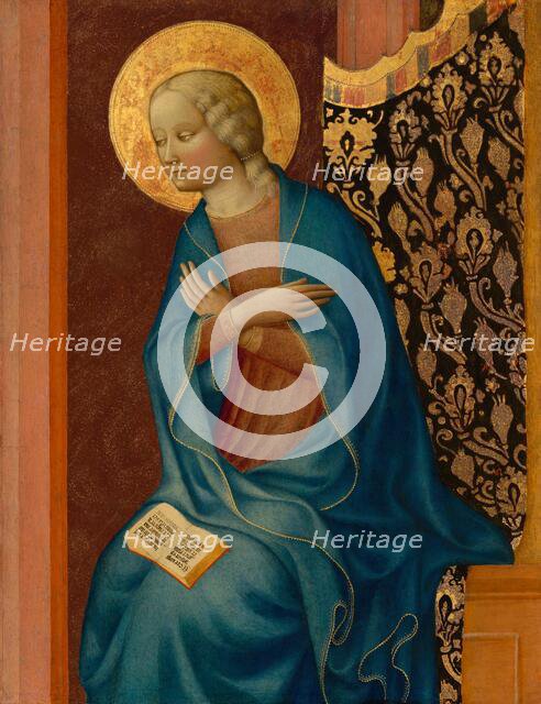 The Virgin Annunciate, c. 1430. Creator: Masolino da Panicale.