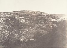 Jérusalem, Vallée de Josaphat, Face Ouest et Nord, 2, 1854. Creator: Auguste Salzmann.